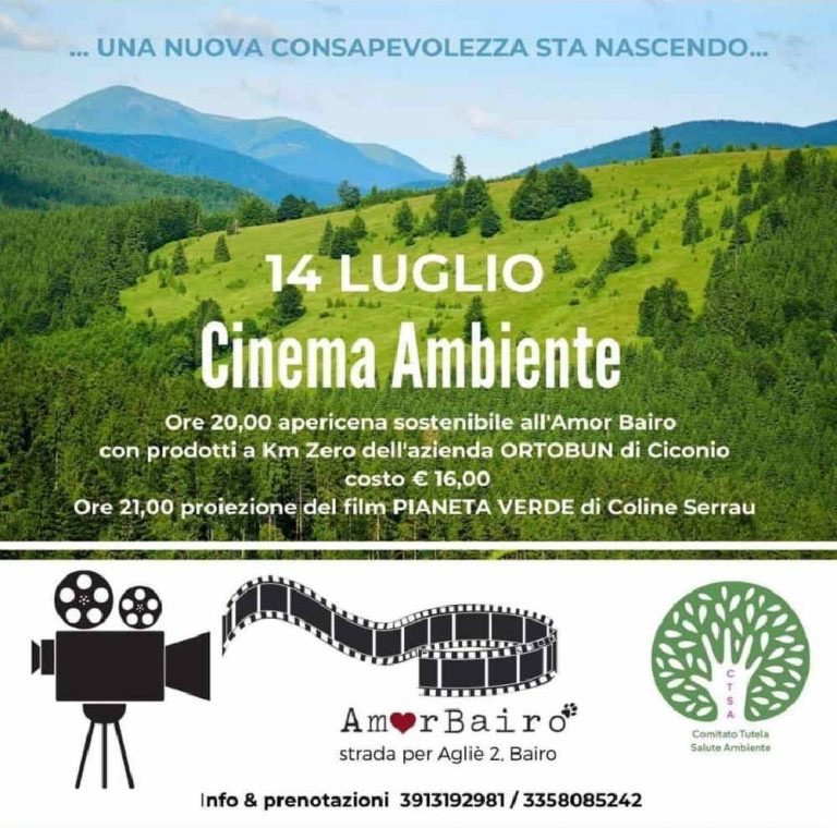 BAIRO – Cinema Ambiente, una serata sostenibile