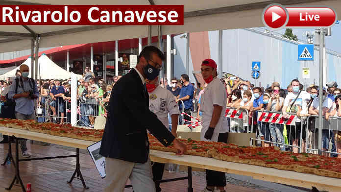 Rivarolo Canavese – 38 Metri di pizza in Pala: è Guinness World Records